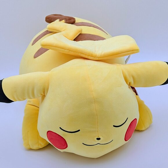 Jazwares Pokemon Pikachu 18 Inch Sleeping Plush - Picture 1 of 3